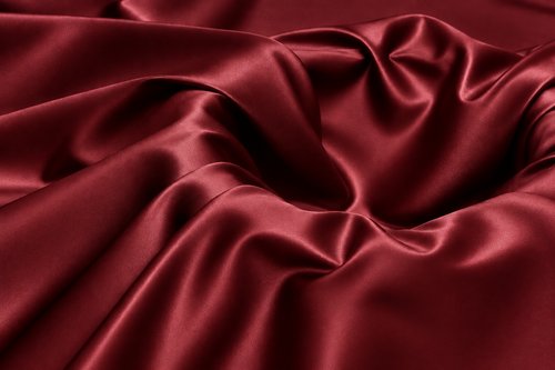 Burgundy Luxury Silk | Polyester Textile Trading