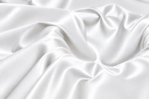 White Classic Silk | Polyester Textile Trading