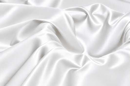 White Classic Silk | Polyester Textile Trading