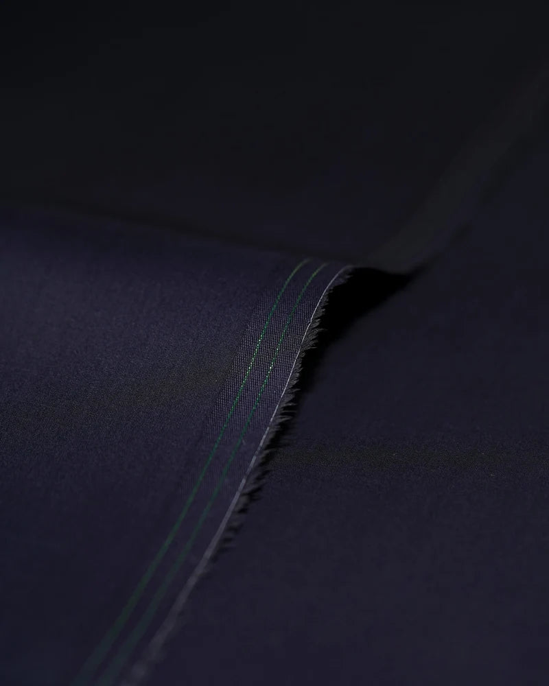 Premium Cotton Suit – Navy Blue | Polyster Textile Trading