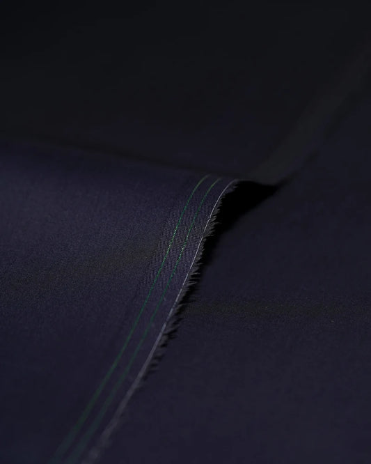 Premium Cotton Suit – Navy Blue | Polyster Textile Trading